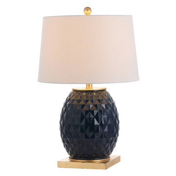 Diamond 25.5" LED Glass/Metal Table Lamp - JONATHAN Y